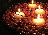 Floating candles