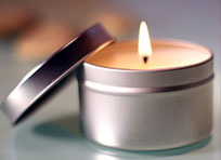 Tinned candles